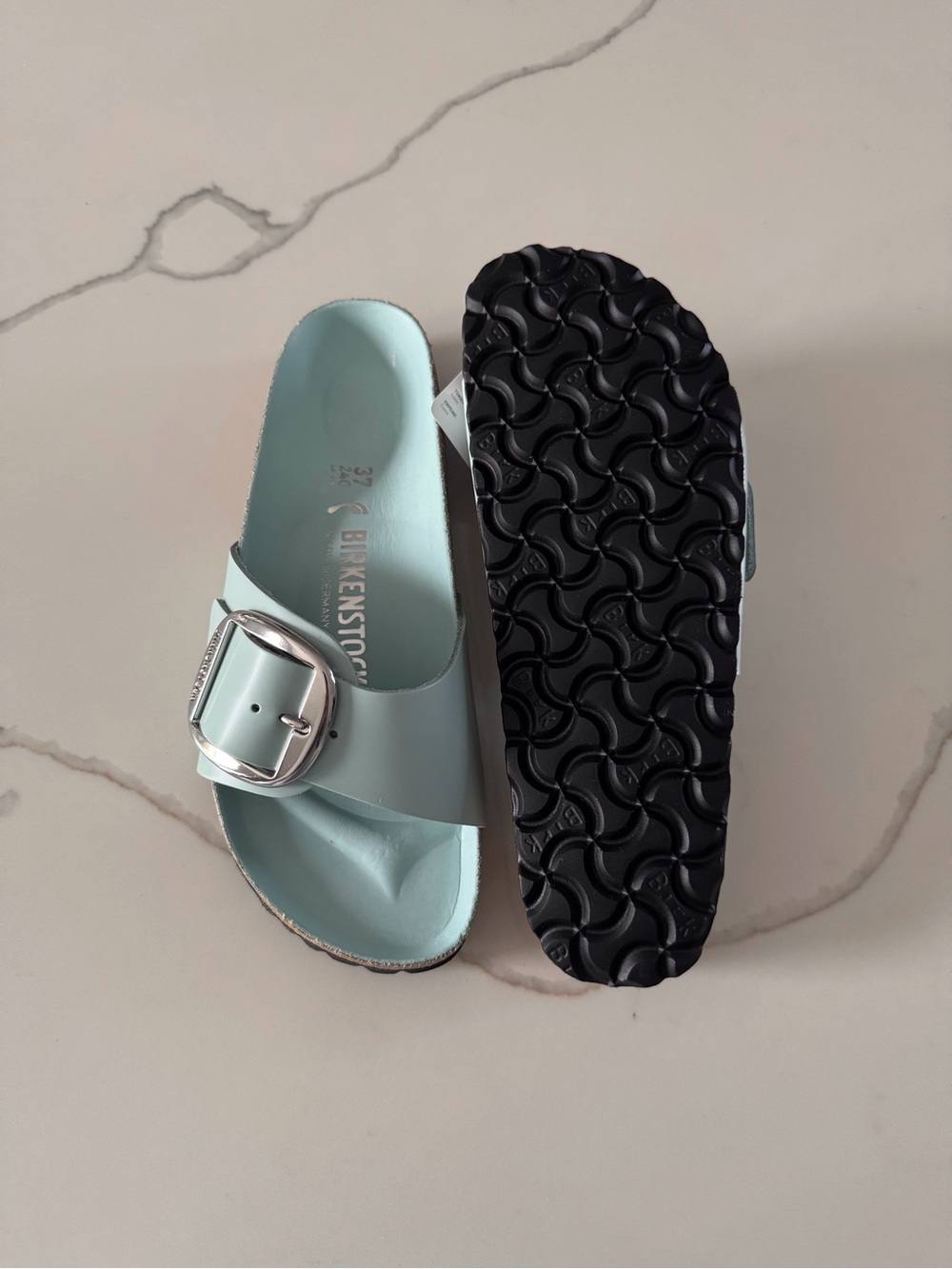 Birkenstock Women's Madrid Big Buckle Leather Sandal Retail: $150 (NWB) - Picture 2 of 6